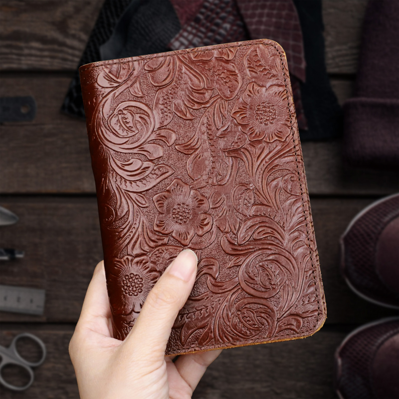 Travel Organizer Men - 本革パスポートホルダー トラベルウォレット カバーケース 男女兼用 レザー旅行書類オーガナイザー プロテクター
