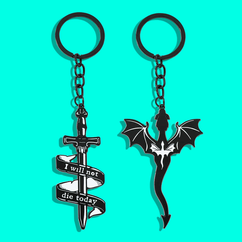 Men Accessories Pendant - フォーチュスウィングブラックドラゴンキーホルダーペンダント車のキーホルダーハンドジュエリー男性用ギフトアクセサリー