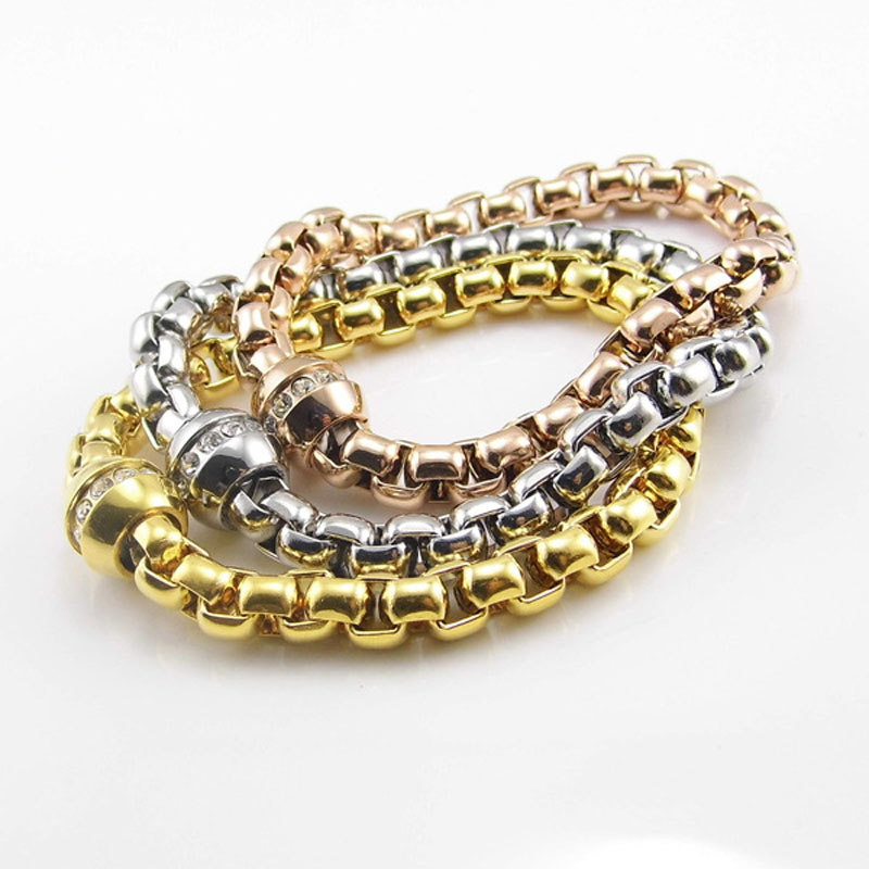 Men'S Accessories Jewelry Brands - 男性と女性のためのブリンブキュービックジルコニアブレスレット,高級ジュエリー,磁気バックル,円形マグネット,高級ブランド,魔法,ボックスチェーン,高品質