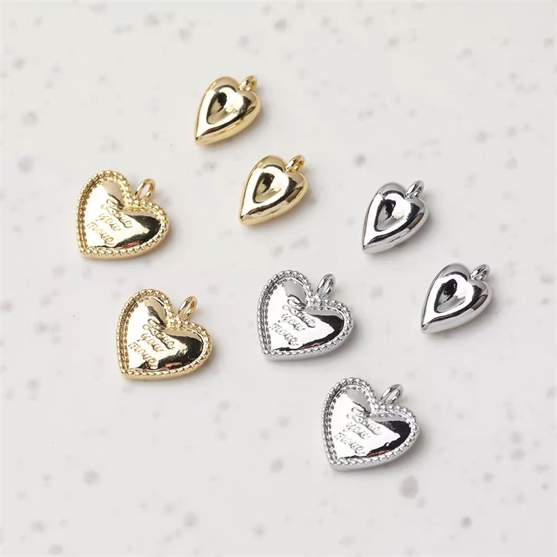 Men Accessories Locket - 最小注文 30 ピース/ロットカラープリント漫画ハート形銅フローティングロケットビーズ diy ジュエリー衣服イヤリングアクセサリー