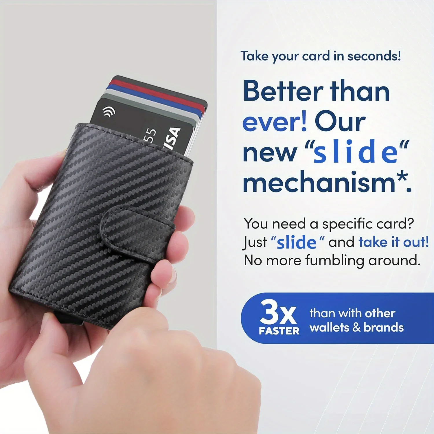 彫刻入り財布 ミニマリスト財布 RFIDブロッキング ポップ - Coin Holder Men のレビューと価格