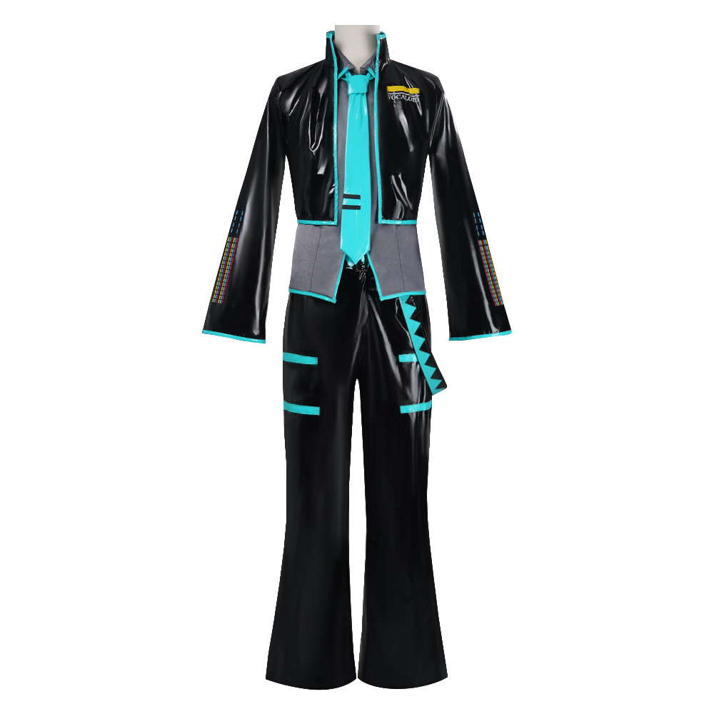 WHHアニメMMiLku男性コスプレ衣装 ブラックPUレザー - Men Accessories Korea のレビューと価格