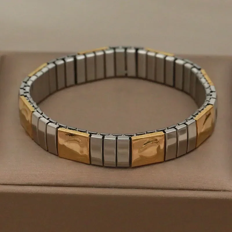 ステンレス鋼金属バンジーロープブレスレット女性のファッション - Men'S Accessories Jewelry Brands のレビューと価格