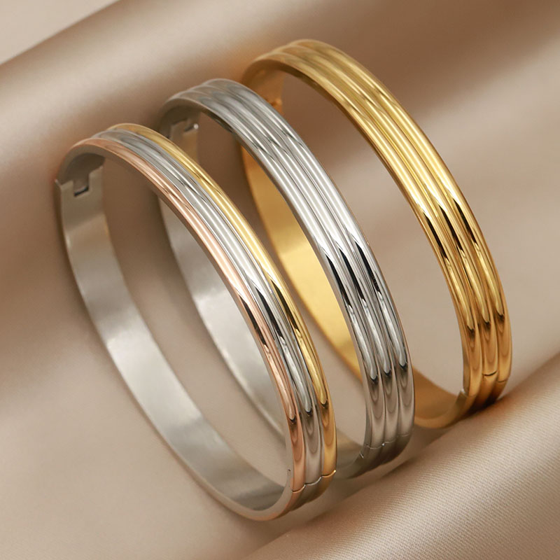 ステンレス鋼 18K PVD メッキミックスカラーブレスレッ - Men'S Accessories Jewelry Brands のレビューと価格