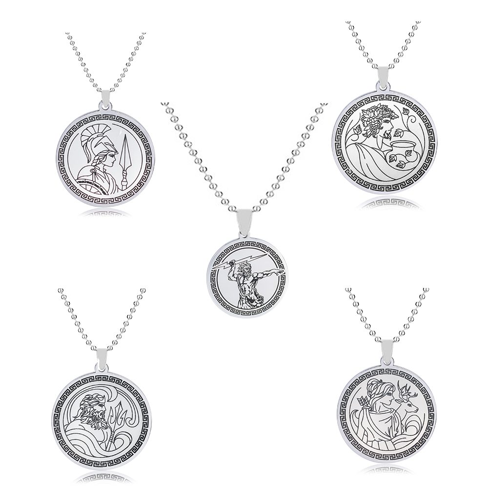 男性と女性のためのヴィンテージペンダントネックレス,ゼウス, - Zeus Men Accessories のレビューと価格