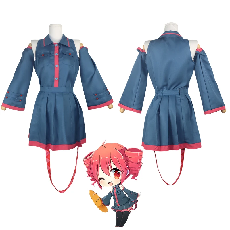 アニメ ミク カサネテト コスプレ衣装 女性 男性 グレー  - Men Accessories Korea のレビューと価格