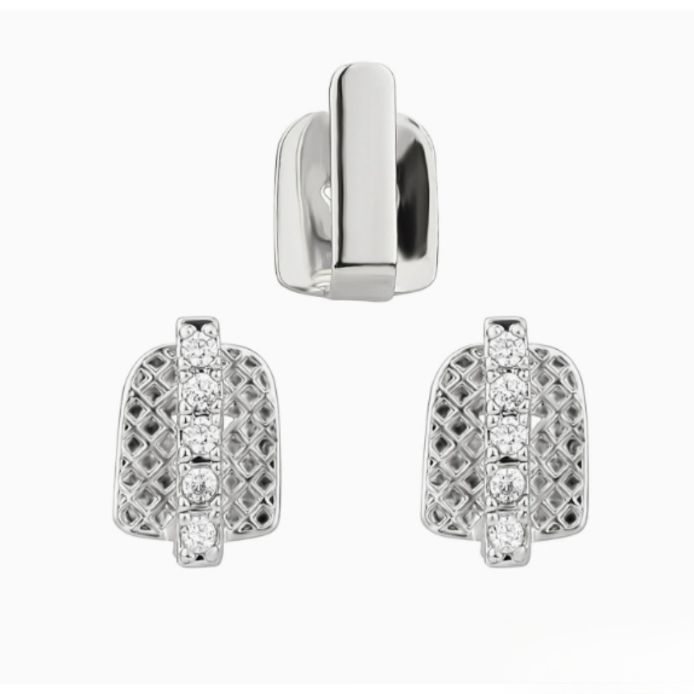 金銀メッキ アイスアウト歯グリルズ ヒップホップ ラッパー  - Men Accessories In Silver のレビューと価格