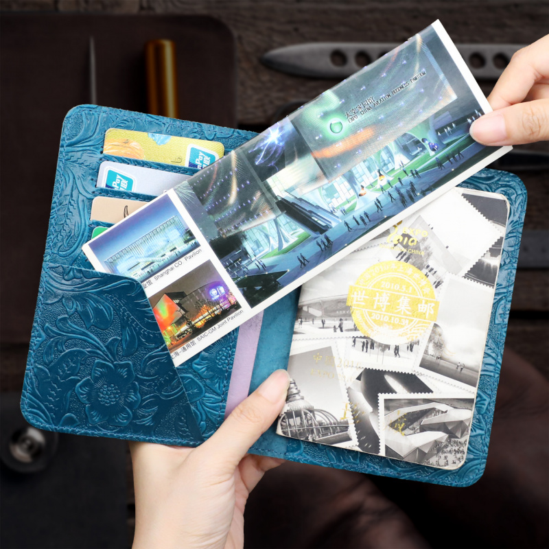 本革パスポートホルダー トラベルウォレット カバーケース 男 - Travel Organizer Men のレビューと価格