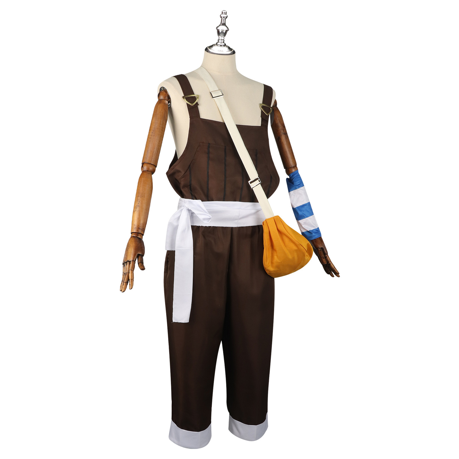 アニメ UUsopp コスプレ衣装ブラウンロンパース制服 T - Men Accessories Korea のレビューと価格
