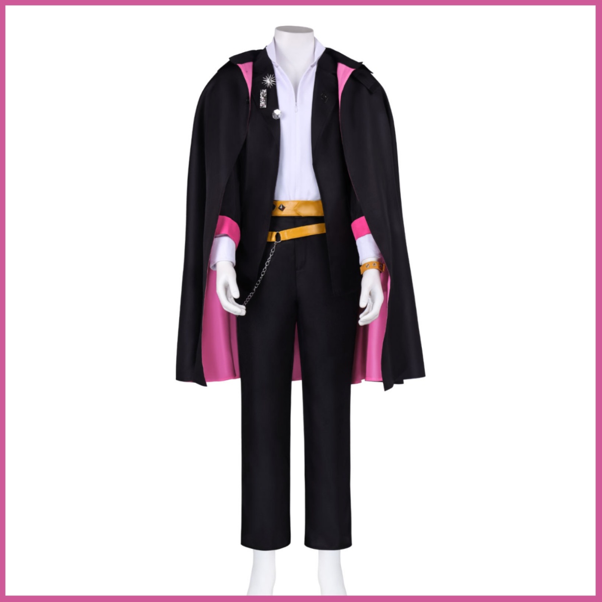 アニメうずまきボルトコスプレ衣装黒マントコート制服アクセサリ - Men Accessories Korea のレビューと価格