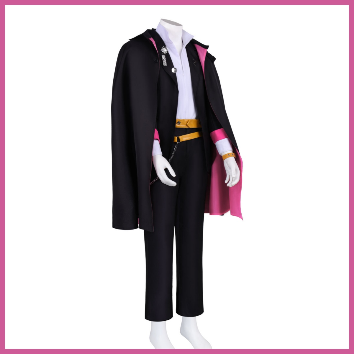 アニメうずまきボルトコスプレ衣装黒マントコート制服アクセサリ - Men Accessories Korea のレビューと価格