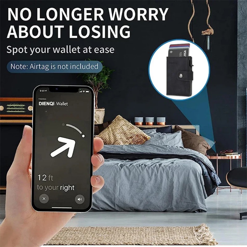 2個セット ヴィンテージPU RFIDブロッキング財布 メン - Coin Holder Men のレビューと価格