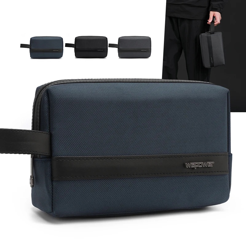 新しいメンズクラッチバッグポーチ、リストストラップ付き、防水 - Travel Organizer Men のレビューと価格