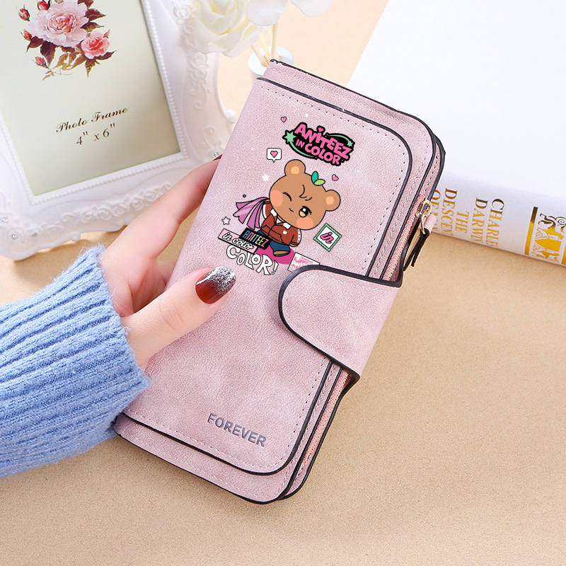 ATEEZ 女性財布ハイエンド長財布 K-pop マングルー - Coin Holder Men のレビューと価格