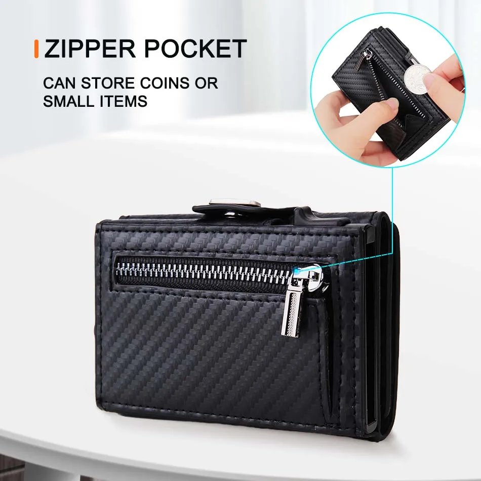 RFIDブロッキング機能付きポップアップウォレット（メンズ） - Coin Holder Men のレビューと価格