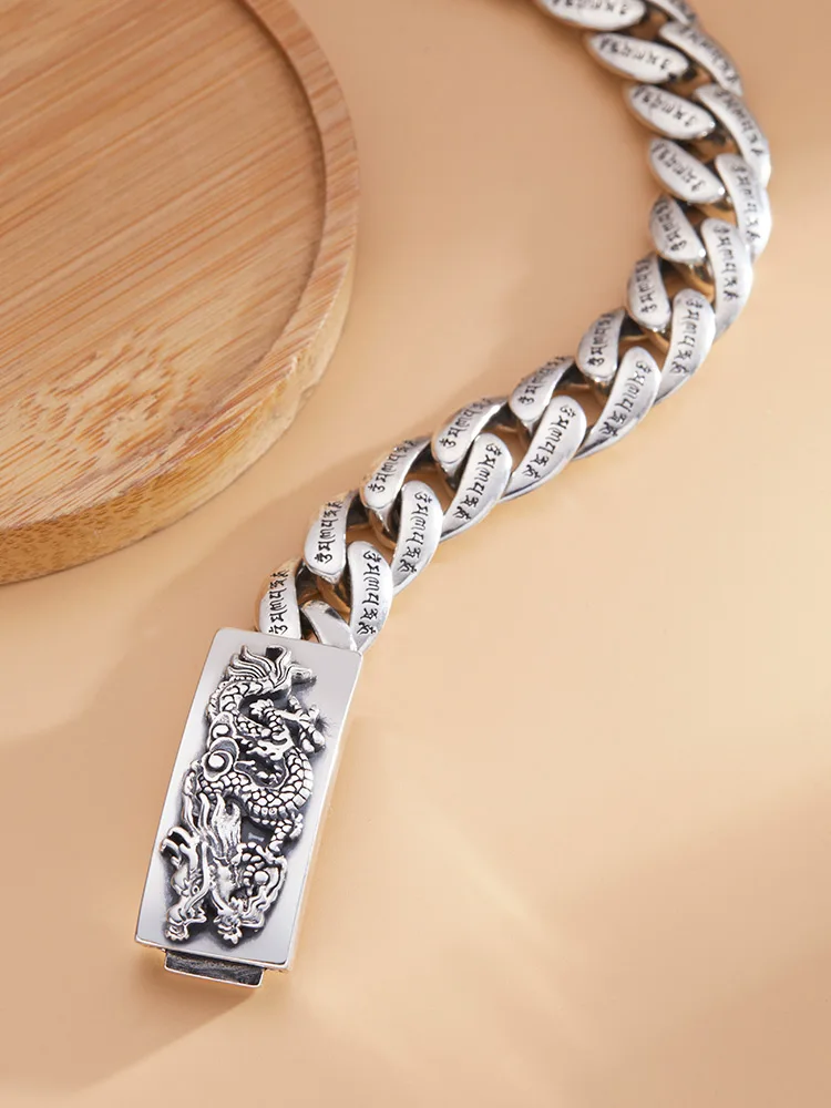 新しい横暴なメンズドラゴンブランドブレスレット手作りパーソナ - Men'S Accessories Jewelry Brands のレビューと価格