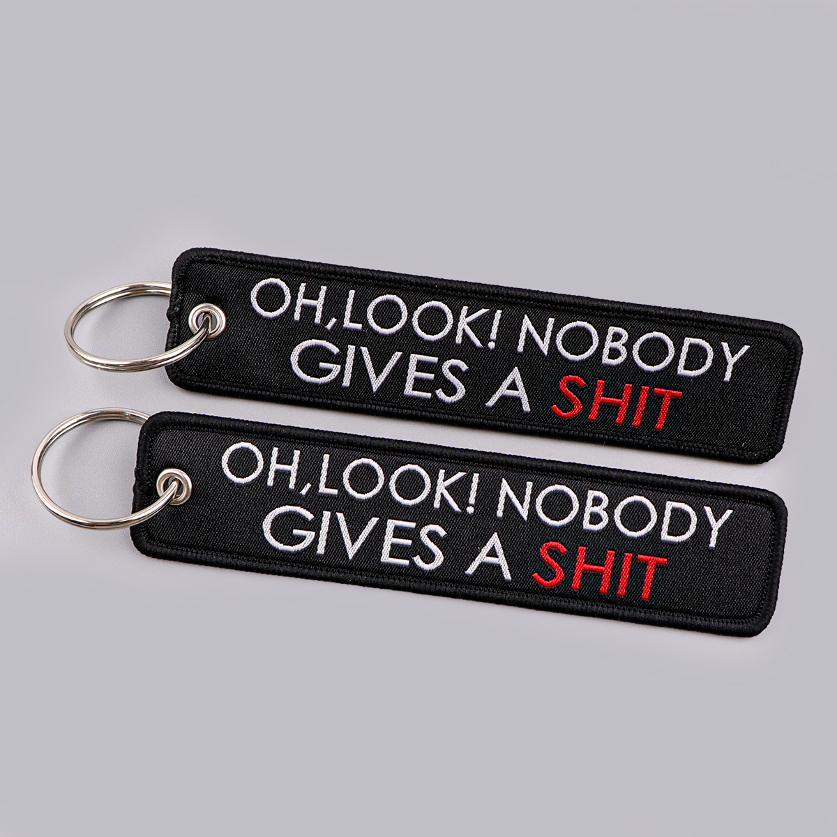 引用フレーズ言葉刺繍キーフォブ Balck キーリング車のバ - Men'S Accessories Quotes のレビューと価格