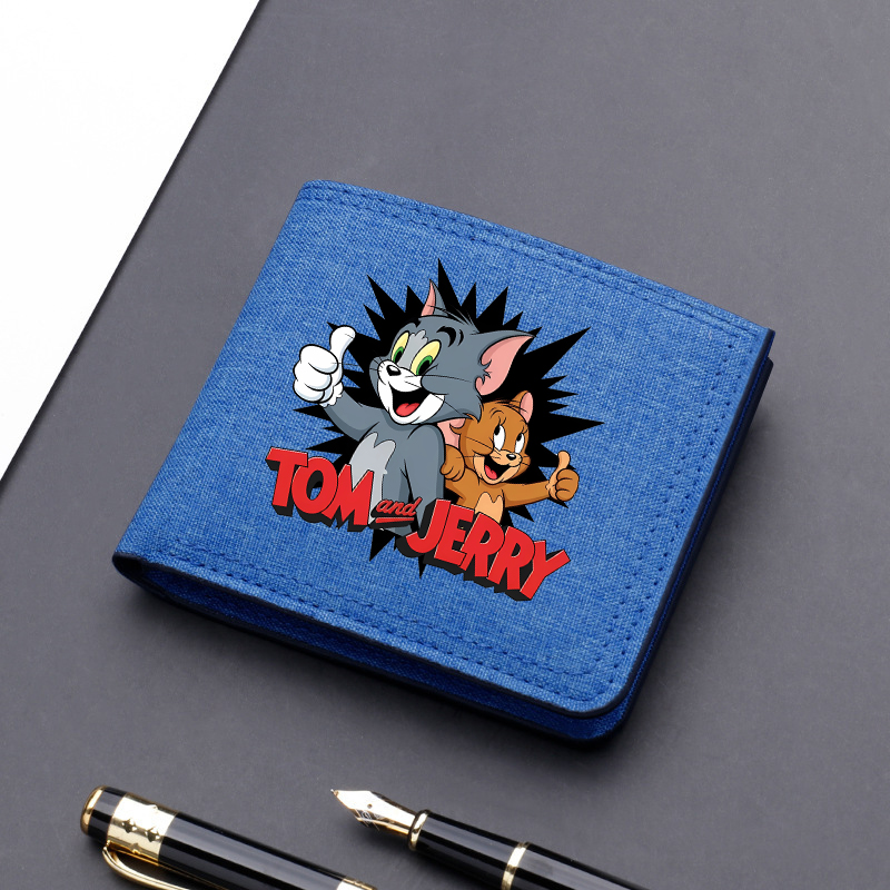 トムとジェリー メンズ財布 アニメ漫画プリント ショートウォ - Coin Holder Men のレビューと価格