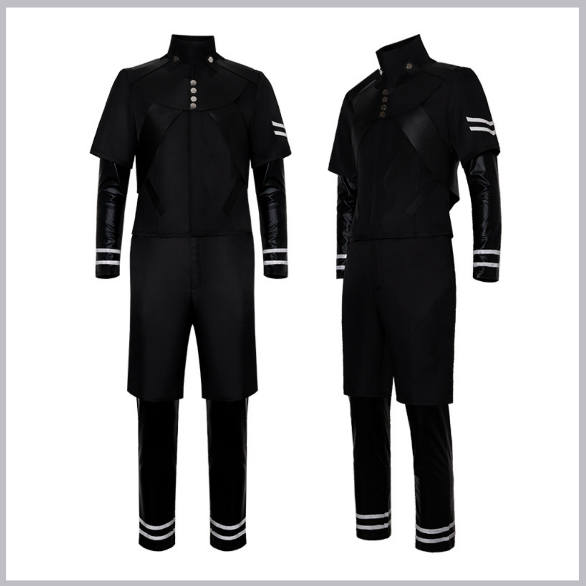 アニメ東京グールカネキケンコスプレ衣装戦闘服黒トップスジャン - Men Accessories Korea のレビューと価格