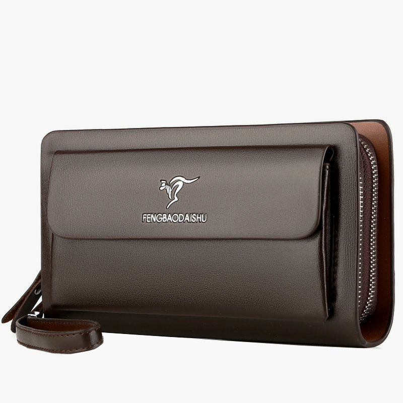 ファッションメンズ財布ブランド大型ジッパーリストレット電話マ - Coin Holder Men のレビューと価格