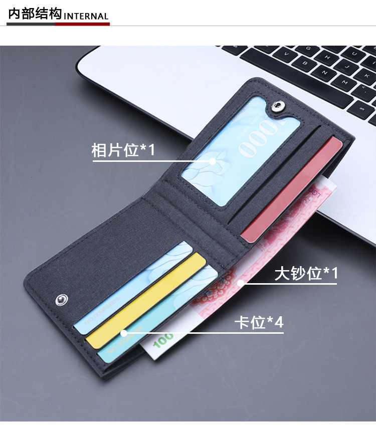 サウスパークメンズショートウォレット面白い漫画キャンバス小銭 - Coin Holder Men のレビューと価格