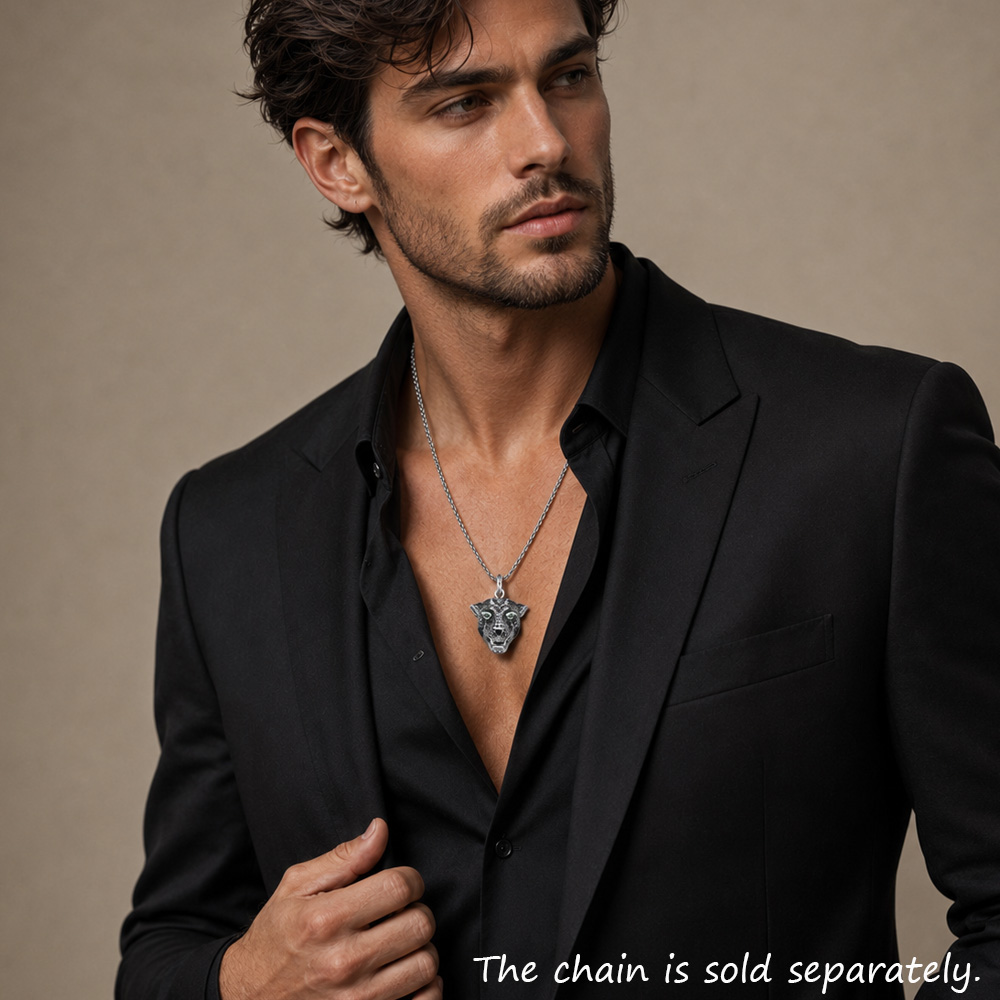 925スターリングシルバーキャットペンダント,男性と女性のた - Men'S Accessories Jewelry Brands のレビューと価格