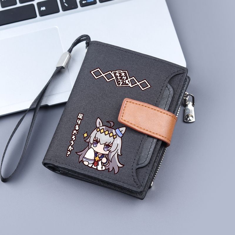 日本のアニメリトルクリハットショートコスプレ財布ハンドヘルド - Men Accessories Korea のレビューと価格