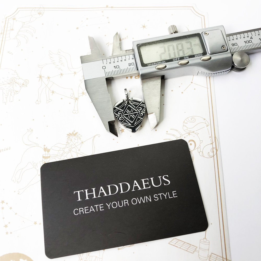 装飾的な犬のタグのペンダント,925スターリングシルバー,ヴ - Men'S Accessories Jewelry Brands のレビューと価格