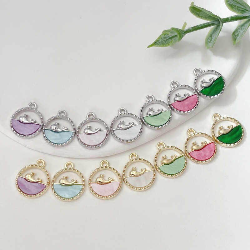 新到着 100 ピース/ロットアクリルコアジオメトリラウンド - Men Accessories Locket のレビューと価格